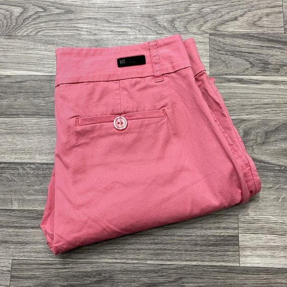 KUT FROM THE KLOTH Pants - KUT FROM THE KLOTH Taylor Crop Trouser Mid Rise Pink Casual Pants Women's Size 6